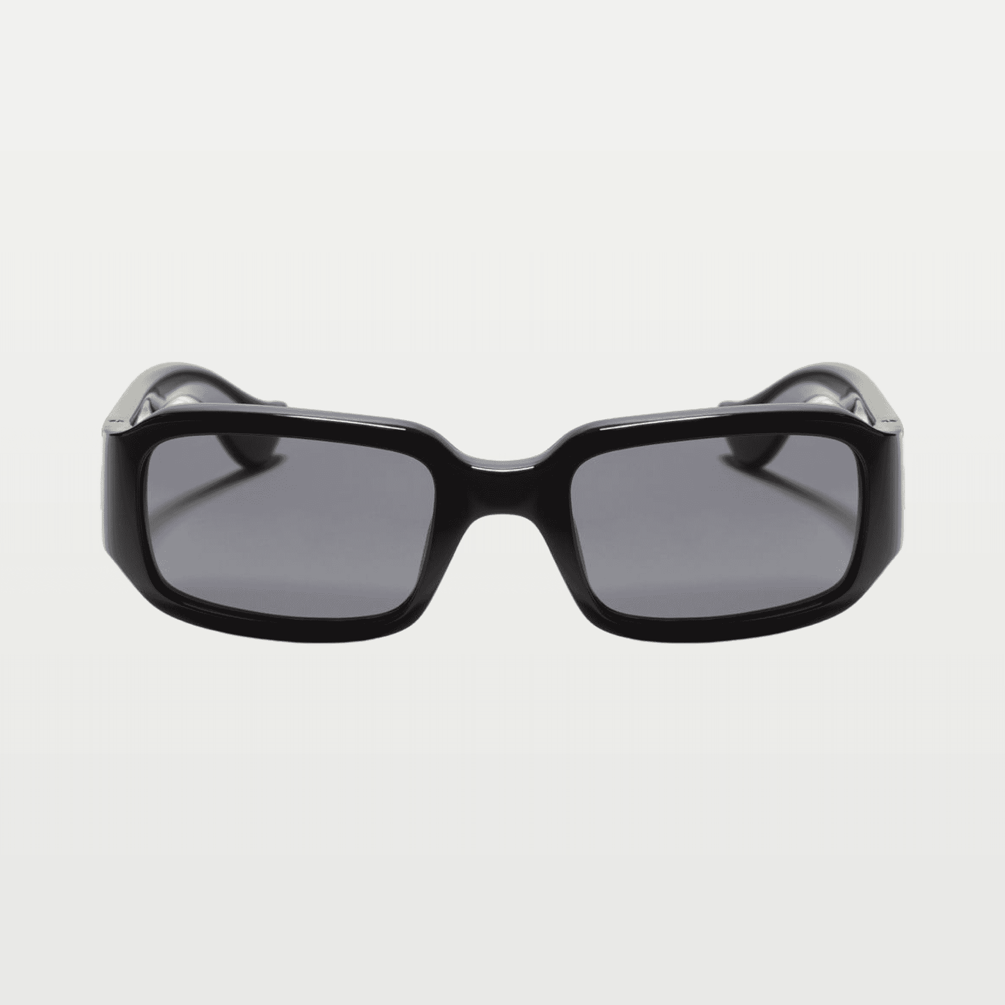 Rectangular Acetate Eyewear — BLACK/GRAY image