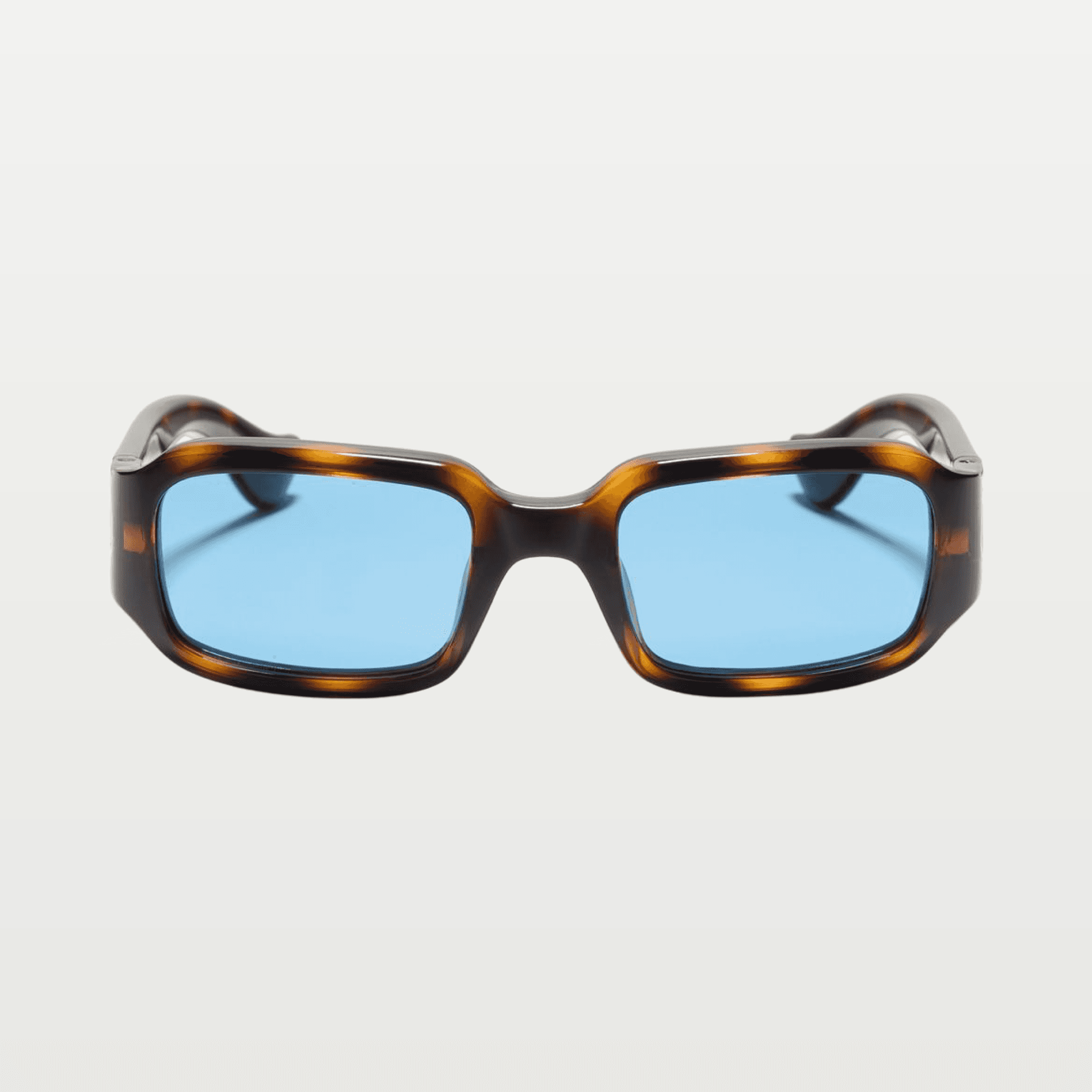 Rectangular Acetate Eyewear — HAVANA/BLUE image
