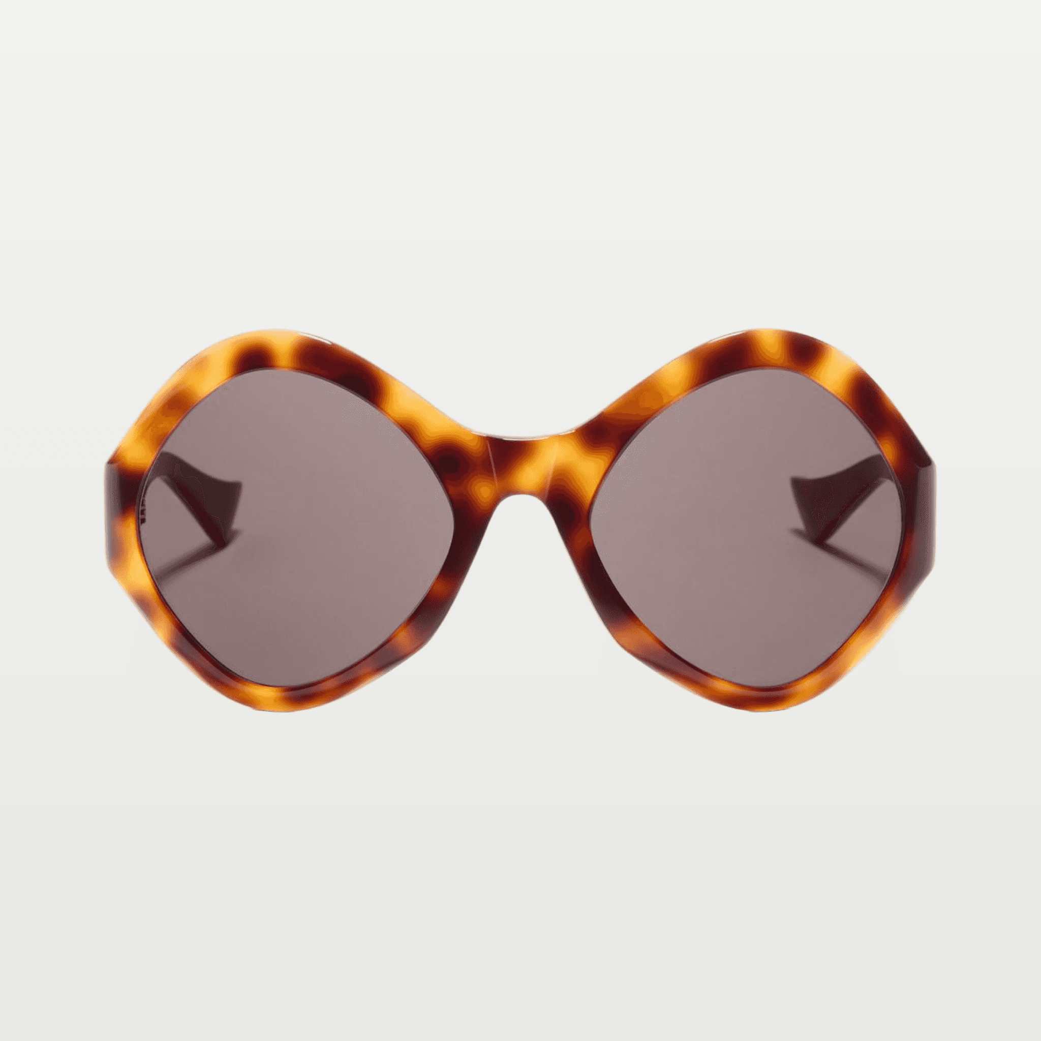 Round Acetate Eyewear — HAVANA/GREY image