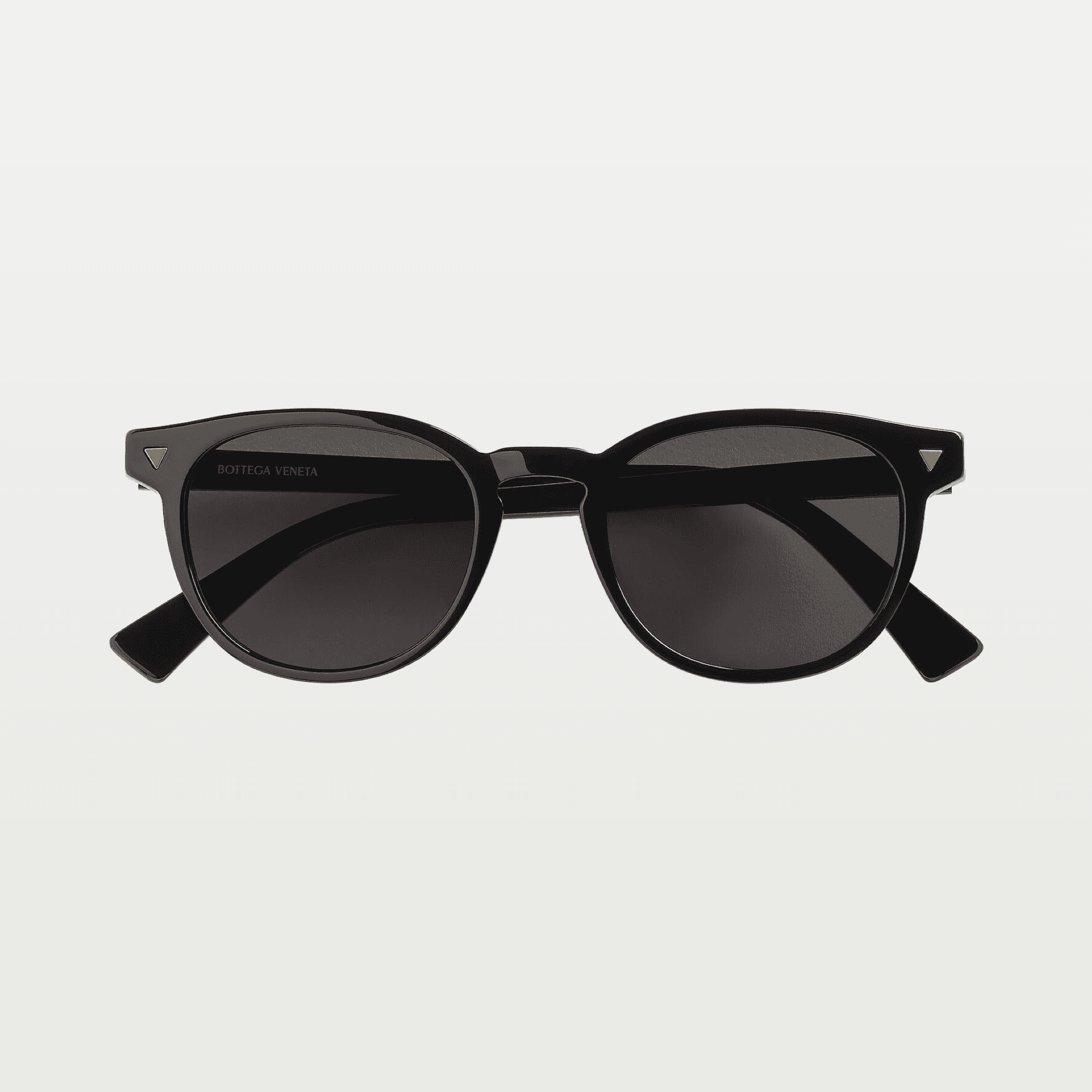Men's Soft Recycled Acetate Panthos Sunglasses in Black / Grey image
