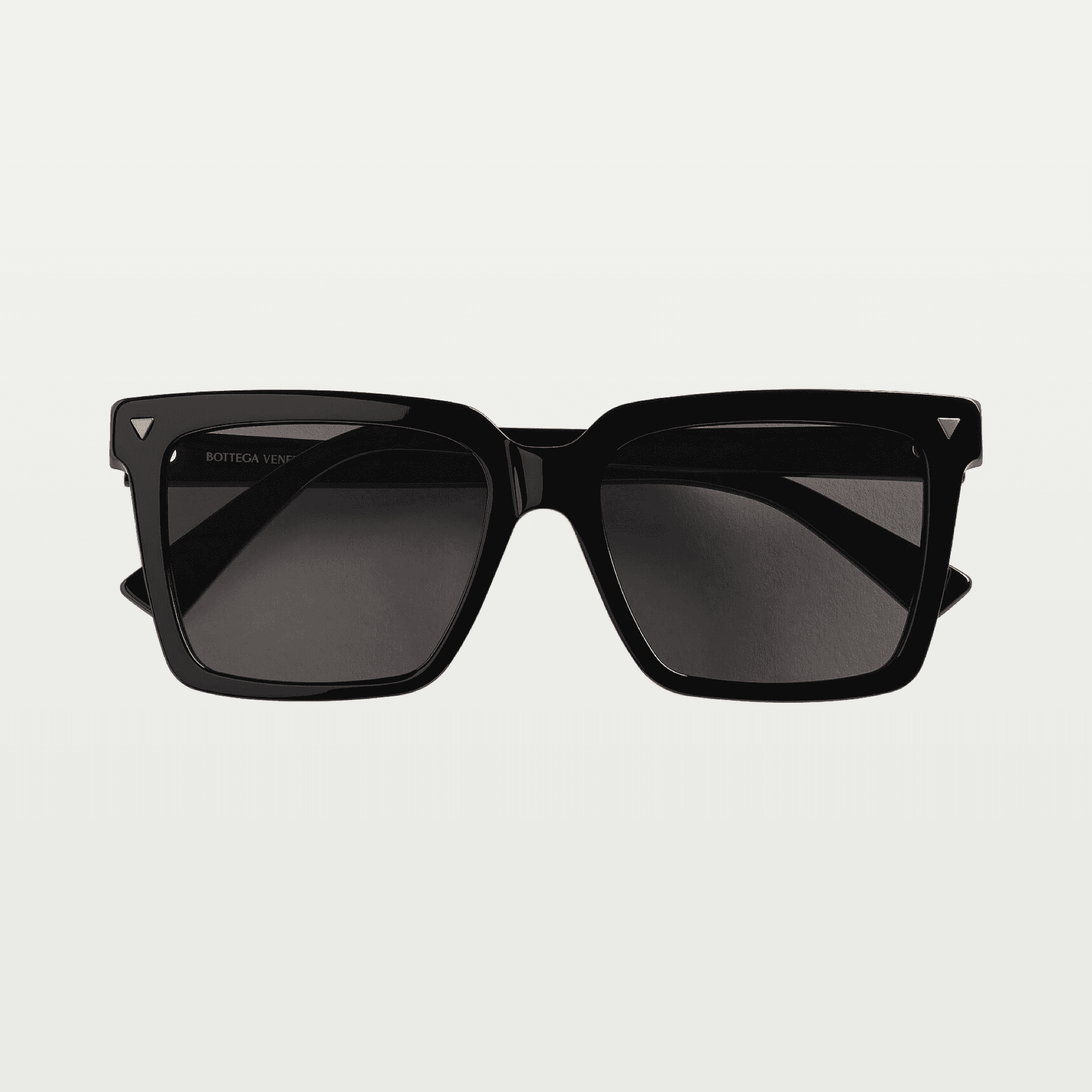Women's Soft Recycled Acetate Square Sunglasses in Black / Grey image