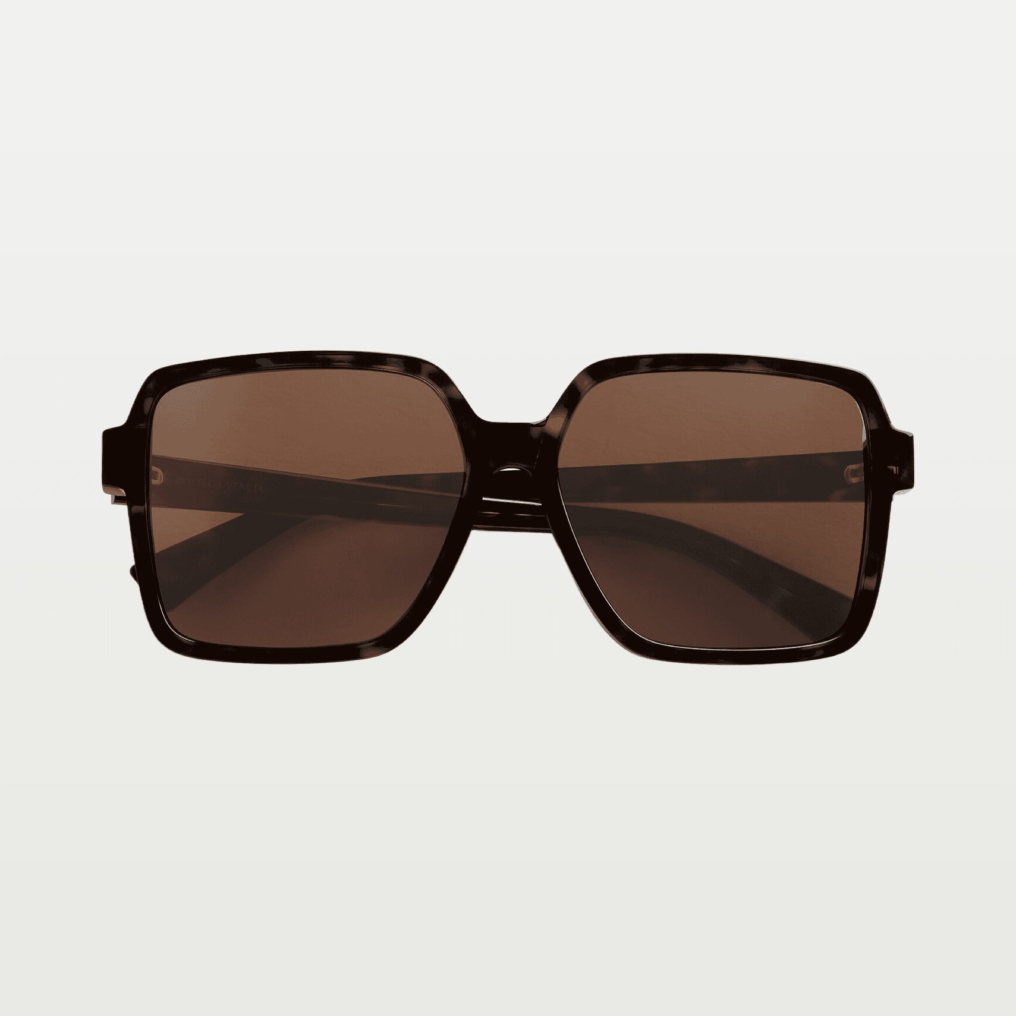 Soft Square Sunglasses in Havana/brown image